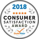 Dealerrater award 2018 consumer satisfaction